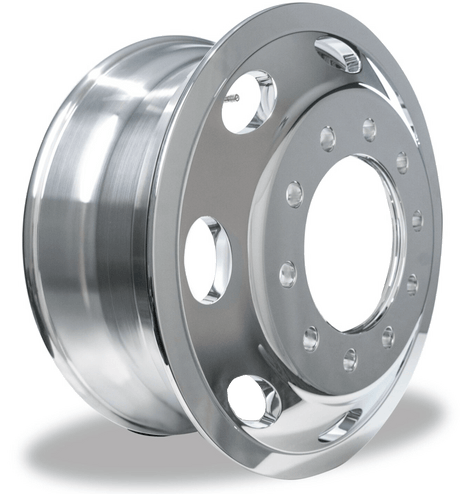 22.5 Inch Hub Pilot Polished Aluminum Wheel Pererbilt Style - HD Truck Source