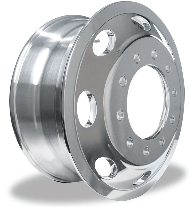 22.5 Inch Hub Pilot Polished Aluminum Wheel Pererbilt Style - HD Truck Source