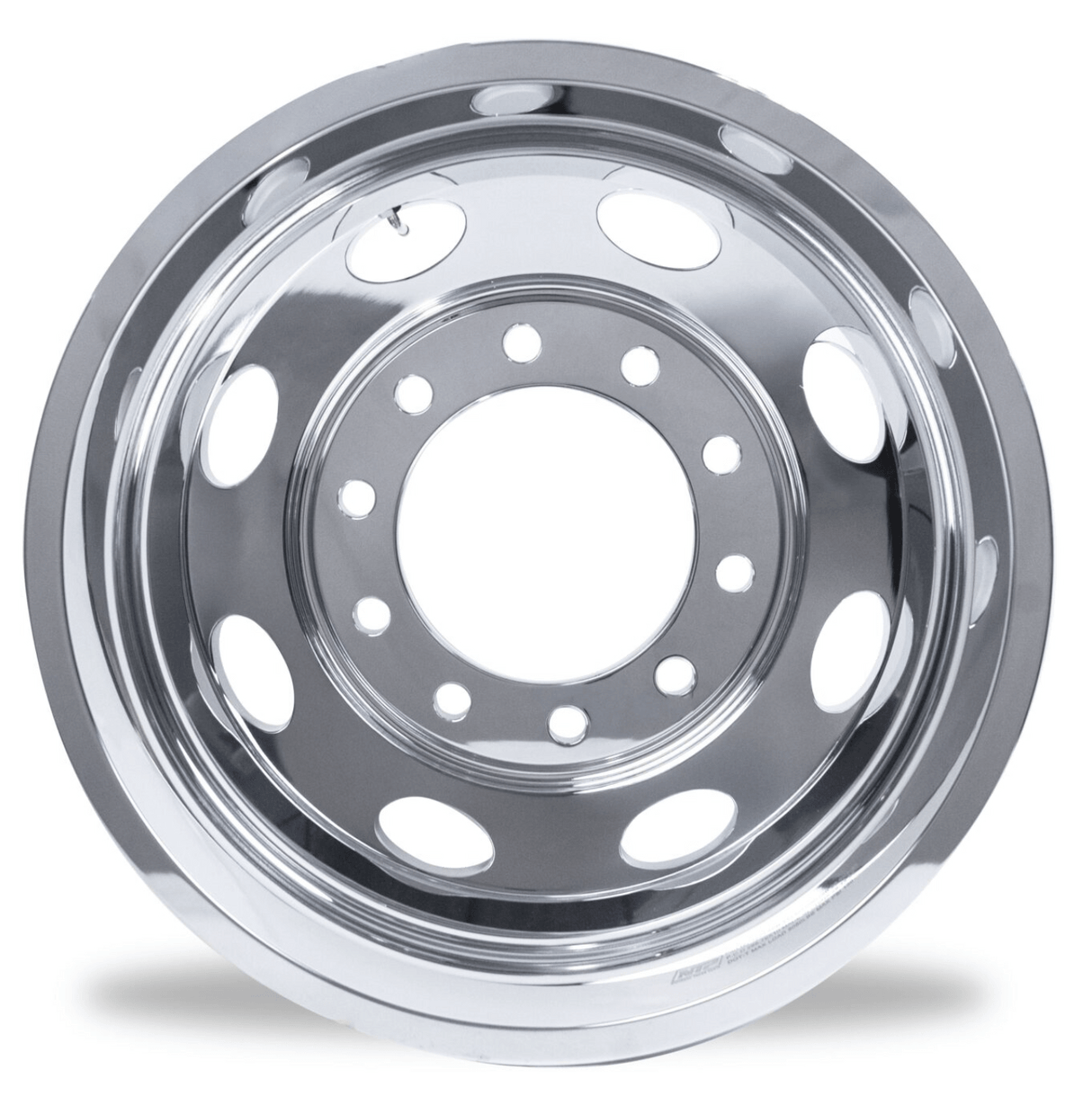 22.5 Inch Hub Pilot Polished Aluminum Wheel Pererbilt Style - HD Truck Source