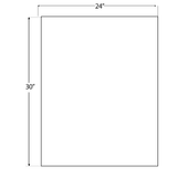 24 x 30 Inches Semi - Rigid Poly Mud Flaps - HD Truck Source