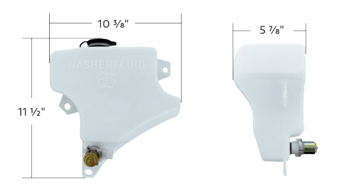 Peterbilt 389 2007-2019 - Washer Fluid Reservoir N5355001