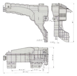 Kenworth T680, T880 - Pressurized Coolant Reservoir With Coolant Level Sensor