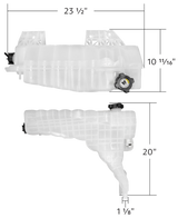 Kenworth T680, T880 - Pressurized Coolant Reservoir With Coolant Level Sensor
