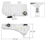 Peterbilt 389, 367, 365 & Kenworth W900, T800. - Pressurized Coolant Reservoir With Coolant Level Sensor (Copy) (Copy)