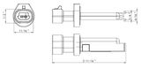 Freightliner Cascadia (2018-2025 ) - Pressurized Coolant Reservoir With Coolant Level Sensor
