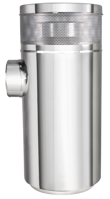 Peterbilt - 15 Inch Stainless Air Cleaner Housing, Vortox Style