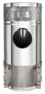 Peterbilt - 15" Stainless Air Cleaner Kit With Brackets, Vortox Style
