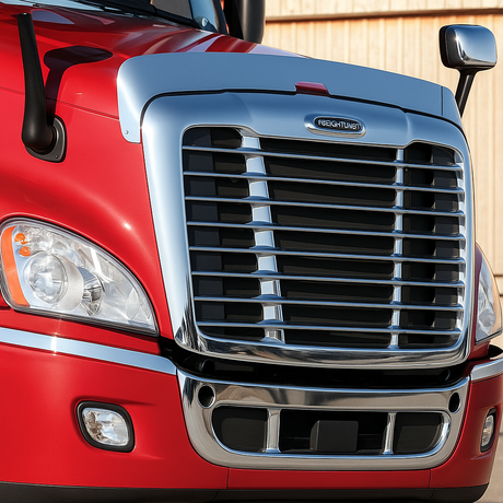 Freightliner Cascadia (2008-2017) - 430 Stainless Steel Bug Shield