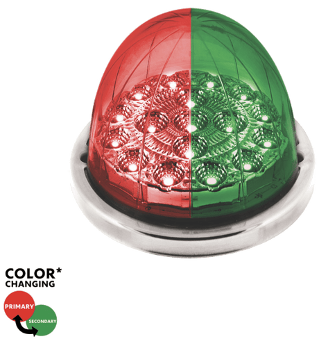 3" Dual Color 17 LED Watermelon Lights - HD Truck Source