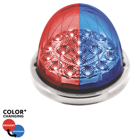 3" Dual Color 17 LED Watermelon Lights - HD Truck Source