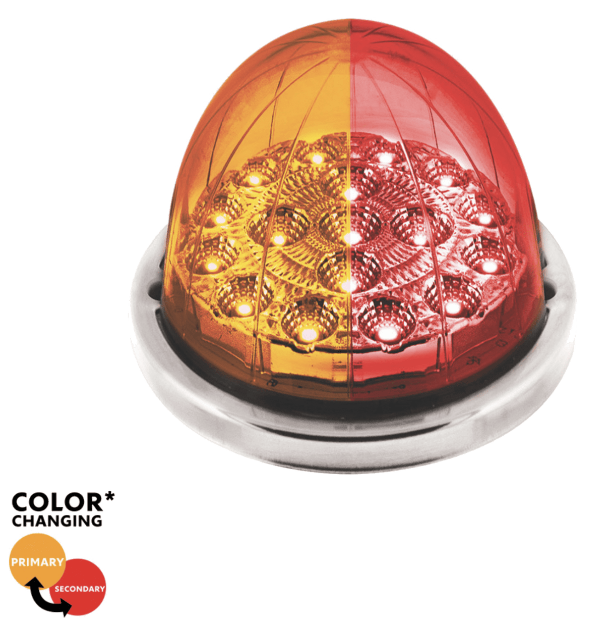 3" Dual Color 17 LED Watermelon Lights - HD Truck Source