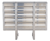 3 Locking Door Stainless Steel Cab Rack 68" Inch x 80 Inch - HD Truck Source