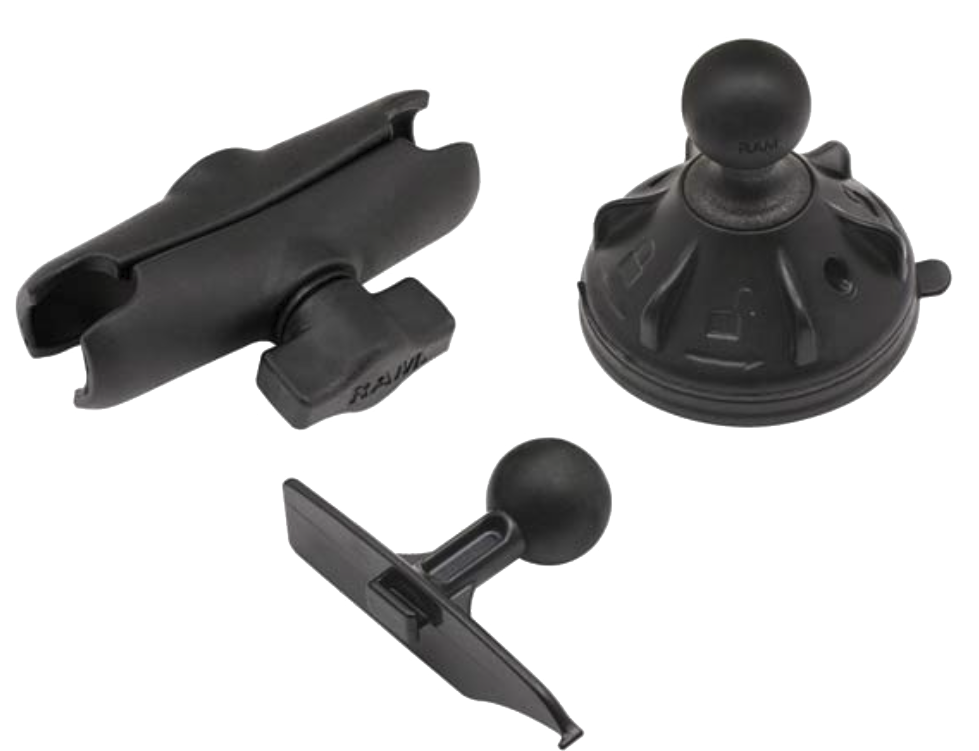 Ram Heavy Duty Suction Cup Mounting Kit For BullyDog GT, HDGT, MDGT, HD Watchdog