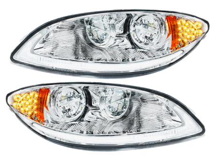 International Prostar (2006-2017) - LED Headlight With LED Light Bar & Turn Signal