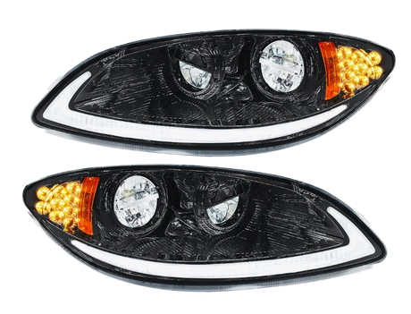 International Prostar (2006-2017) - LED Headlight With LED Light Bar & Turn Signal
