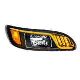 Peterbilt 384/386/387 - LED Headlight With LED Turn, Position, & DRL