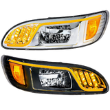 Peterbilt 384/386/387 - LED Headlight With LED Turn, Position, & DRL