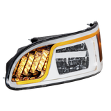 Peterbilt 384/386/387 - LED Headlight With LED Turn, Position, & DRL
