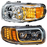 Peterbilt 388/389/567 - High Power LED Headlight With 16 LED Turn & 57 LED Bar