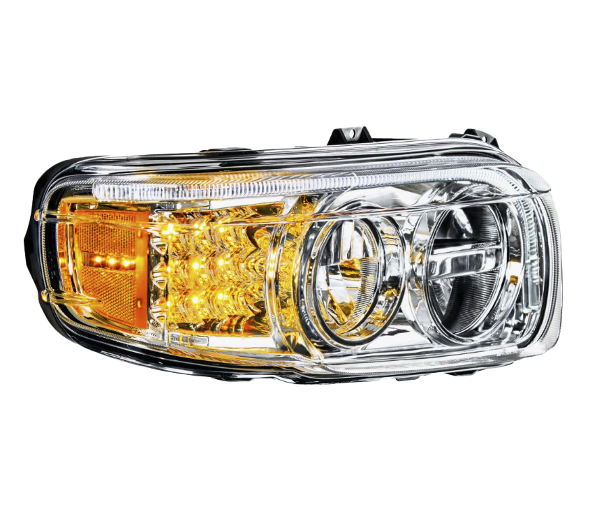 Peterbilt 388/389/567 - High Power LED Headlight With 16 LED Turn & 57 LED Bar