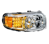 Peterbilt 388/389/567 - High Power LED Headlight With 16 LED Turn & 57 LED Bar