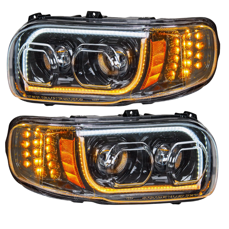 Peterbilt 388/389/567 - High Power LED Headlight With 16 LED Turn & 57 LED Bar