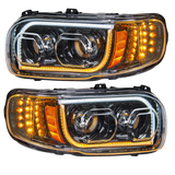 Peterbilt 388/389/567 - High Power LED Headlight With 16 LED Turn & 57 LED Bar