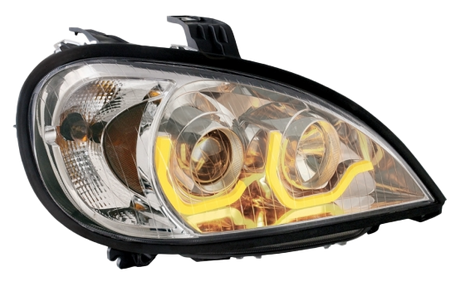Freightliner Columbia (2001-2020) - Projection Headlight With Dual Function Light Bar