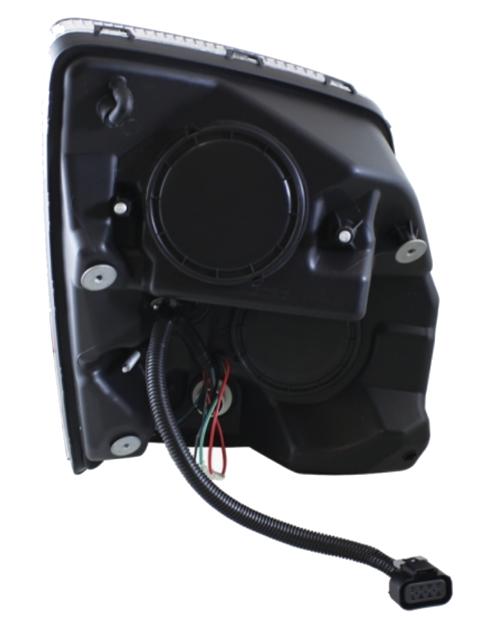 Volvo VN/VNL (2003-2017) - Projection Headlight With Amber LED Light Bar