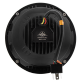 7" Heated LED Round Headlight With White Position Light