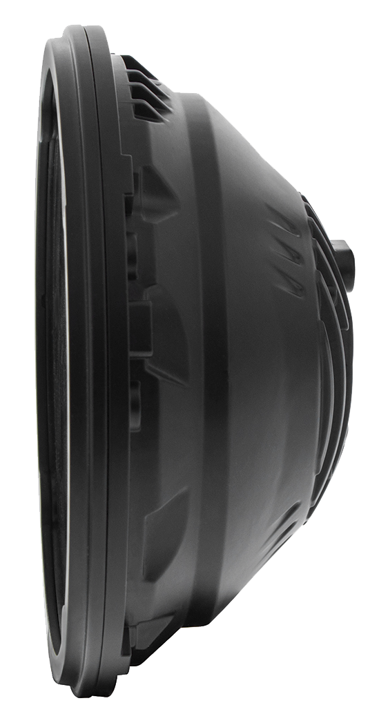 7" Heated LED Round Headlight With White Position Light