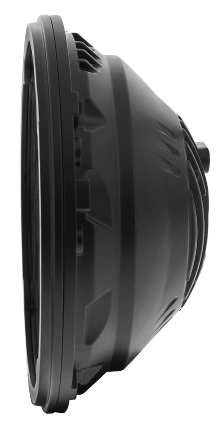 7" Heated LED Round Headlight With White Position Light