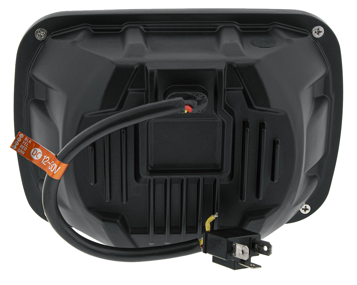 5" X 7" Heated LED Headlight With White Position Light