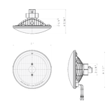 7" Crystal Headlight With LED Halo Ring - Universal Round Replacement