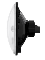 7" Crystal Headlight With LED Halo Ring - Universal Round Replacement