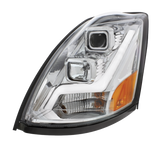Volvo VN/VNL (2003-2017) - Projection Headlight With LED Position Light Bar