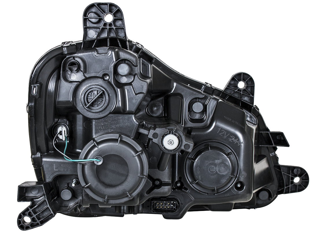 Kenworth T680 (2013-2021 ) - Bright Projector Headlight With White LED Position Light