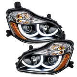 Kenworth T680 (2013-2021 ) - Bright Projector Headlight With White LED Position Light