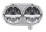 Peterbilt 359 - Stainless Steel Headlight Assembly With 20 LED Headlights and LED Position Light