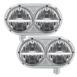 Peterbilt 359 - Stainless Steel Headlight Assembly & LED Headlights With LED Position Light