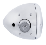 Stainless Steel Guide 682-C Style Headlight Assembly With Crystal Lens & 34 LEDs Position Light - Horizontal Mount