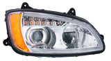 Kenworth T660 (2008-2017) - Full LED Projection Headlight With Turn Signal & Position Light Bar