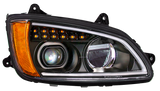 Kenworth T660 (2008-2017) - Full LED Projection Headlight With Turn Signal & Position Light Bar
