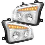 Kenworth T880 (2015-2025) - High Power LED Headlight With LED Turn Signal & Light Bar