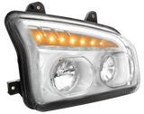 Kenworth T880 (2015-2025) - High Power LED Headlight With LED Turn Signal & Light Bar