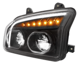 Kenworth T880 (2015-2025) - High Power LED Headlight With LED Turn Signal & Light Bar