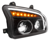 Kenworth T880 (2015-2025) - High Power LED Headlight With LED Turn Signal & Light Bar