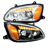 Kenworth T660 (2008-2017) - LED Projection Headlight With Sequential Turn Signal