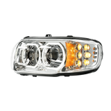 Peterbilt 389 (2008-2024) - High Power Headlight With 10 LED Turn & 100 LED Halo