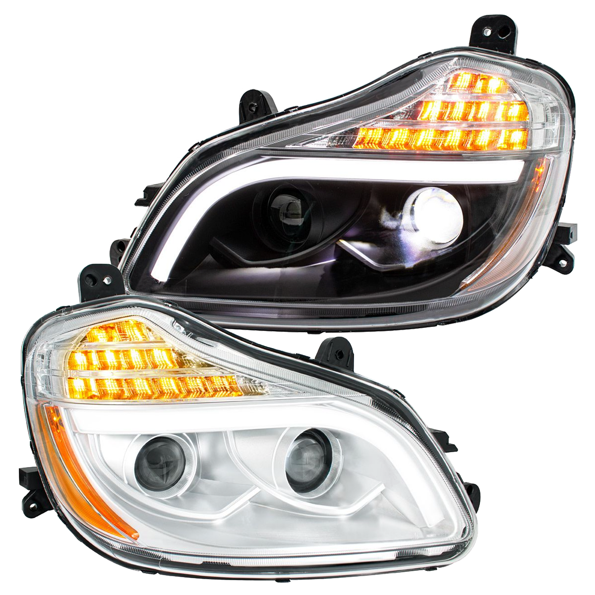 Kenworth T680 (2013-2021) - 8 LED Projection Headlight